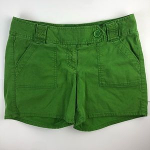 The limited lime green shorts size 8